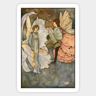 Princess Orchid's Party - Edmund Dulac Sticker